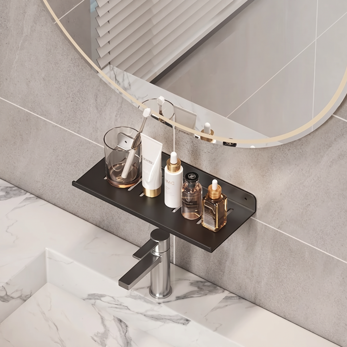 Étagère Murale Salle de Bain - Muratika