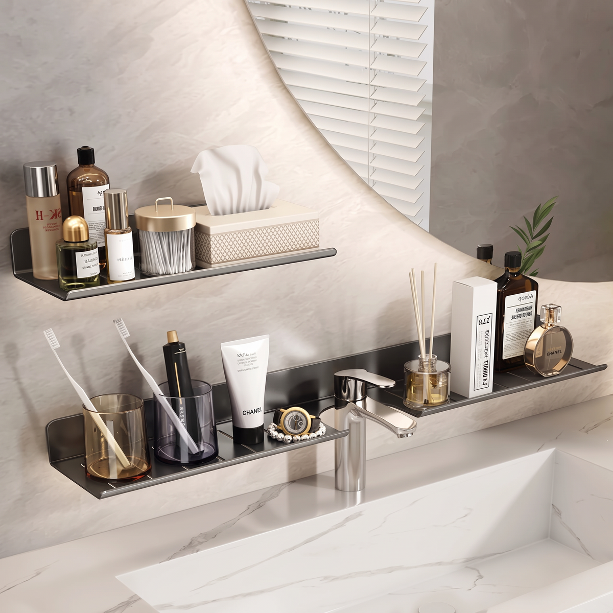 Étagère Murale Salle de Bain pour Lavabo Murivo – vue principale