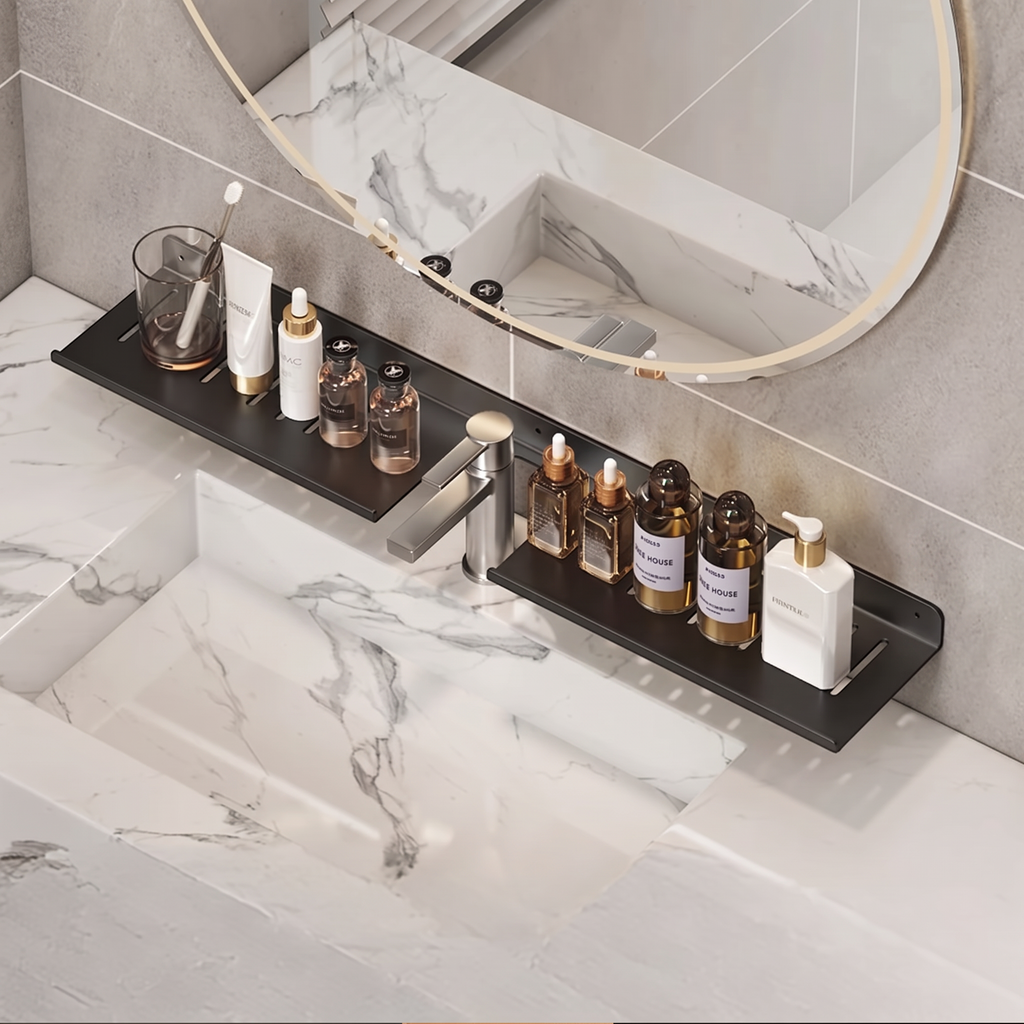 Étagère Murale Salle de Bain pour Lavabo - Murivo
