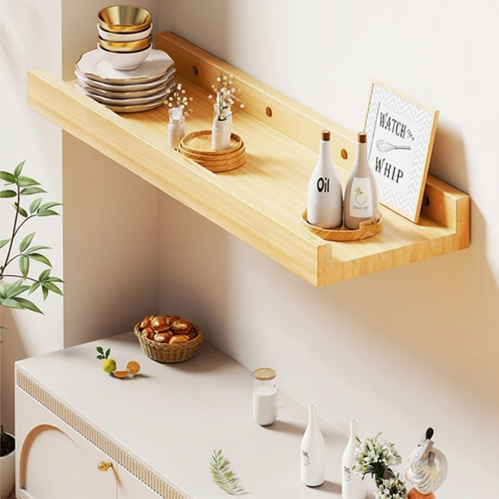 Étagère Murale en Bois 60 cm Leolia – vue 7