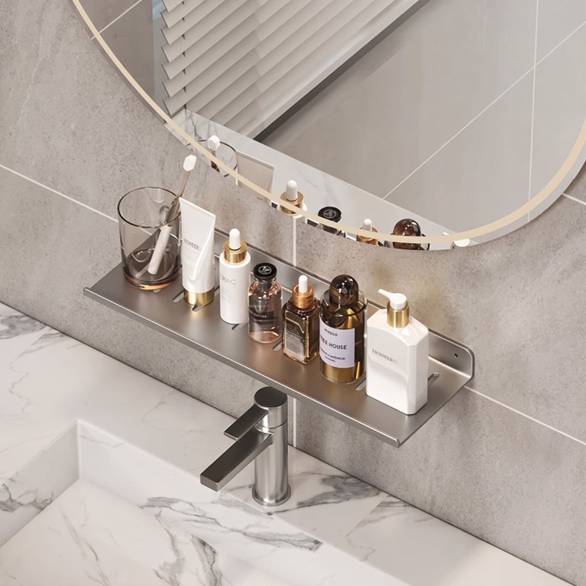 Étagère Murale Salle de Bain - Muratika