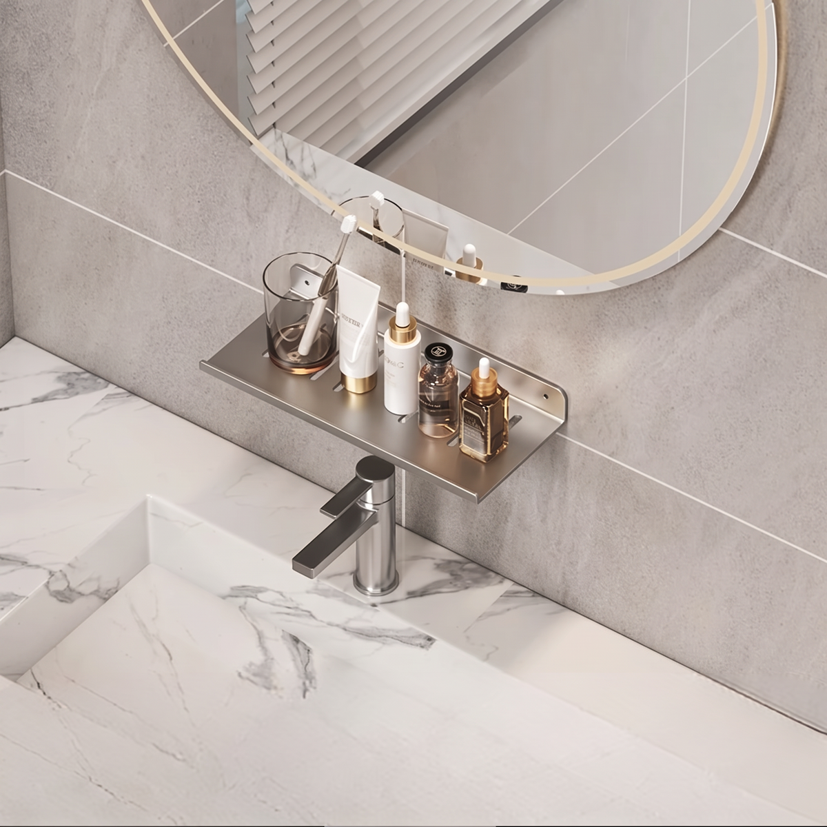 Étagère Murale Salle de Bain - Muratika