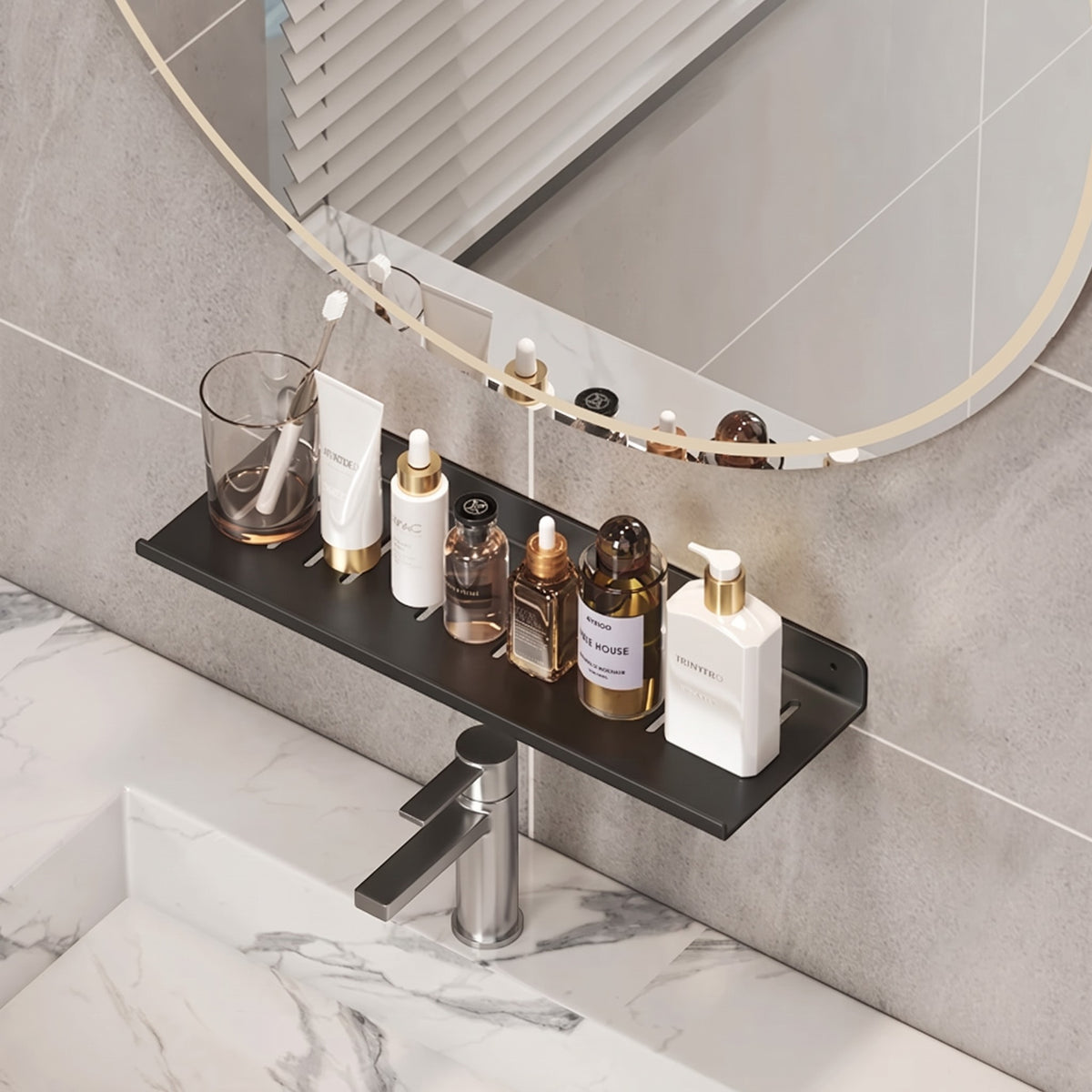 Étagère Murale Salle de Bain - Muratika