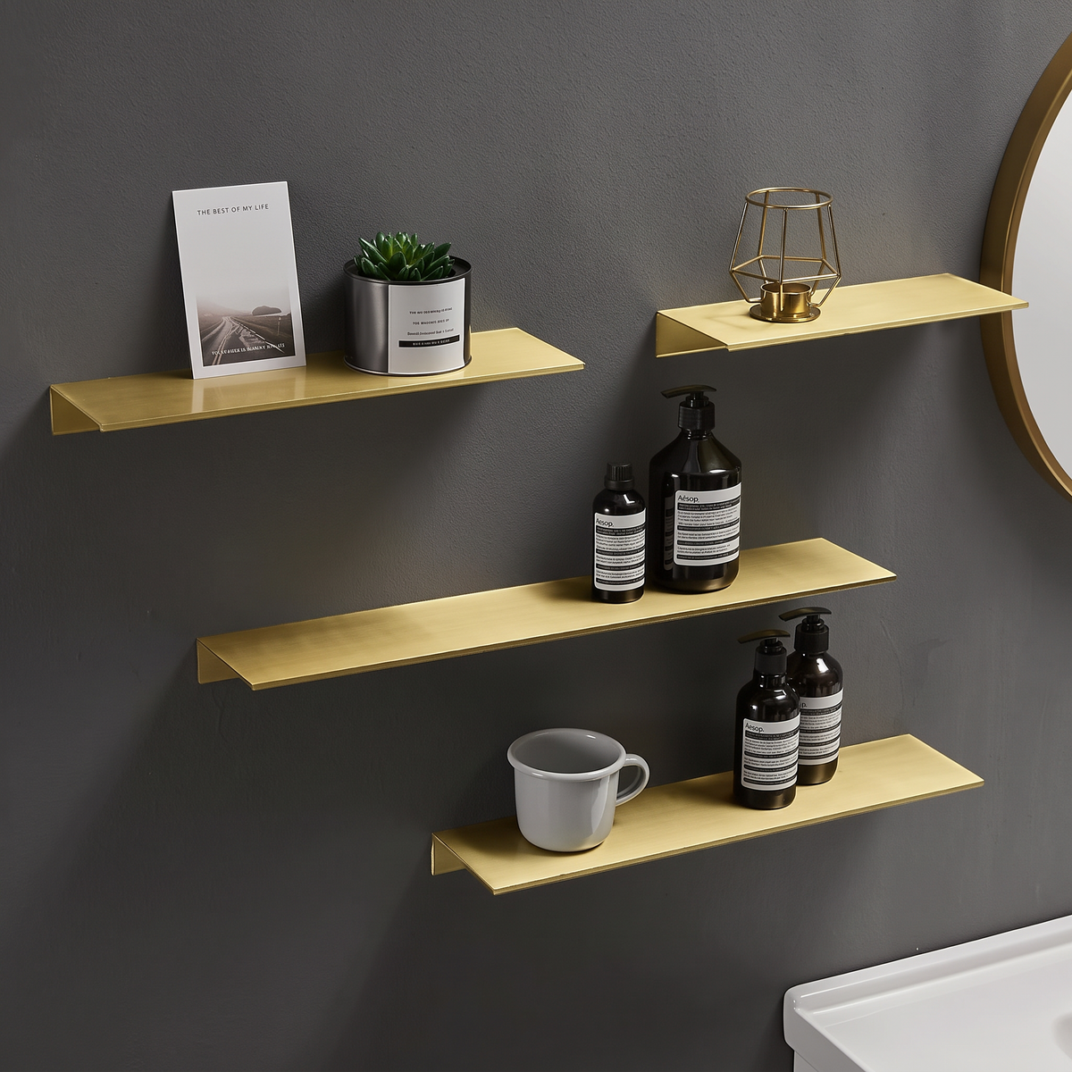 Étagère Murale Salle de Bain Milervo – vue principale