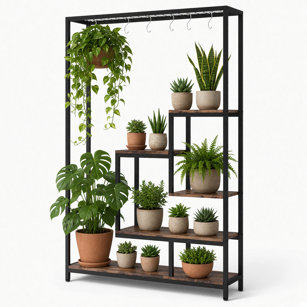 Étagère à plantes bois et métal Floréa — vue 4