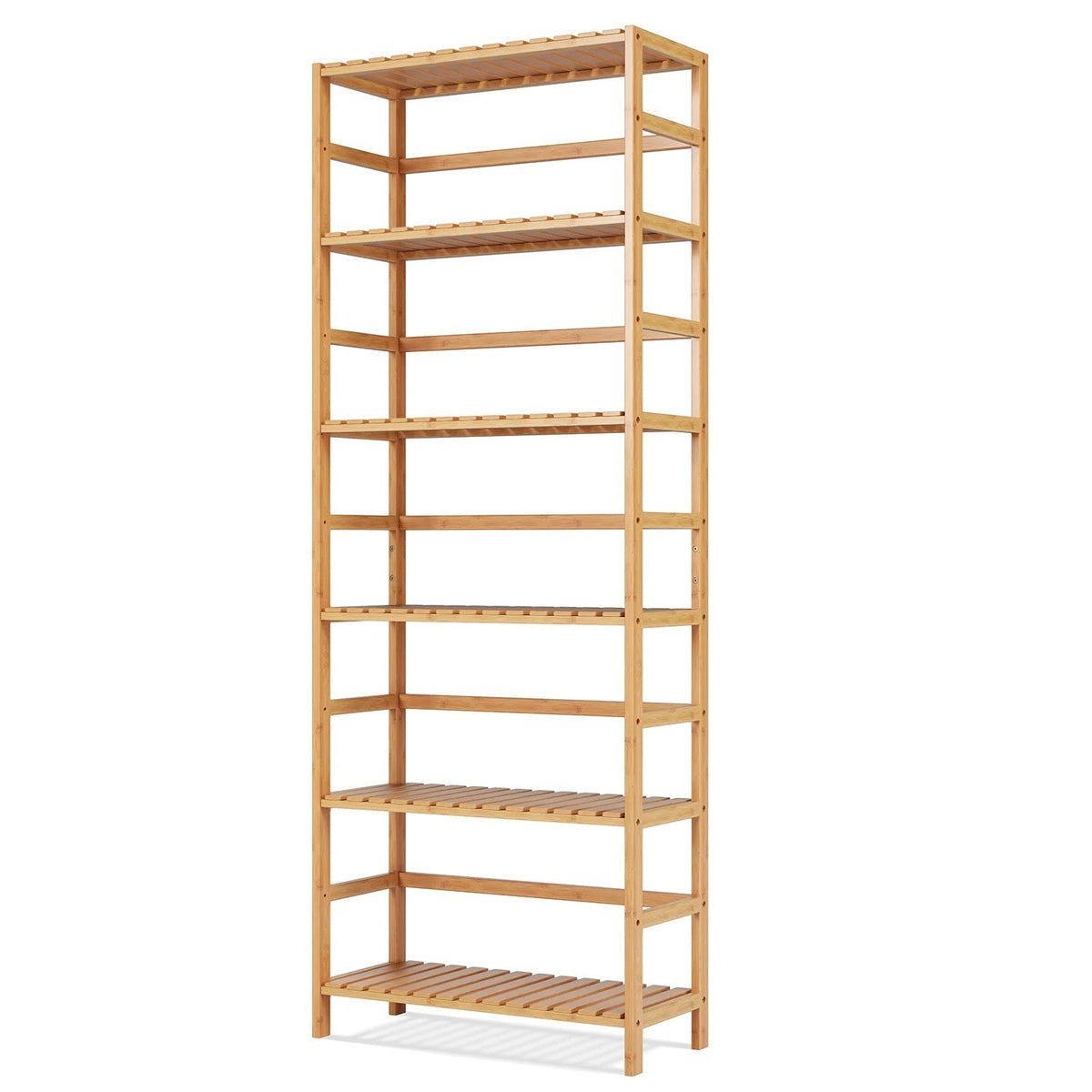 Étagère en Bambou à Tablettes Réglables - Bambéa