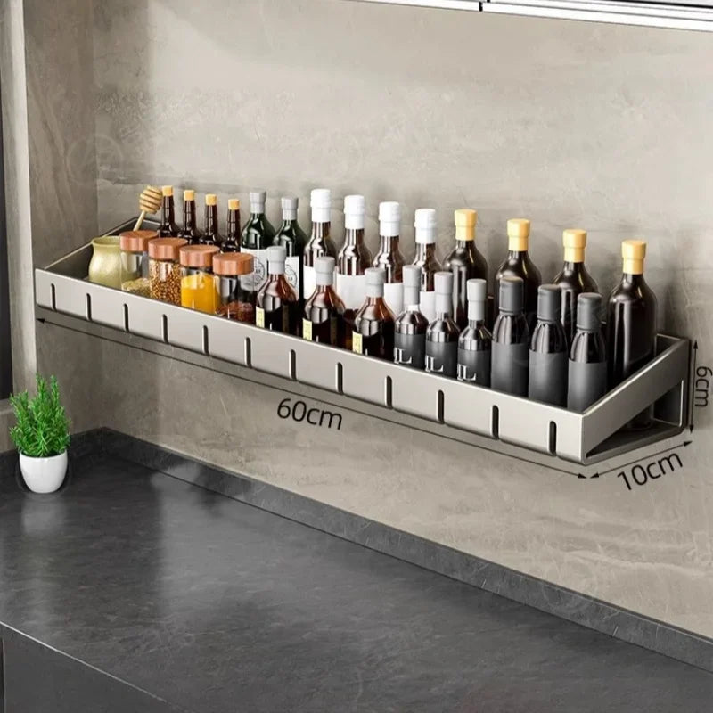 Étagère Murale Cuisine pour Épices en Aluminium - Spicera