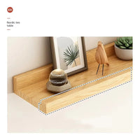 Étagère Murale en Bois avec Rebord - Arvola