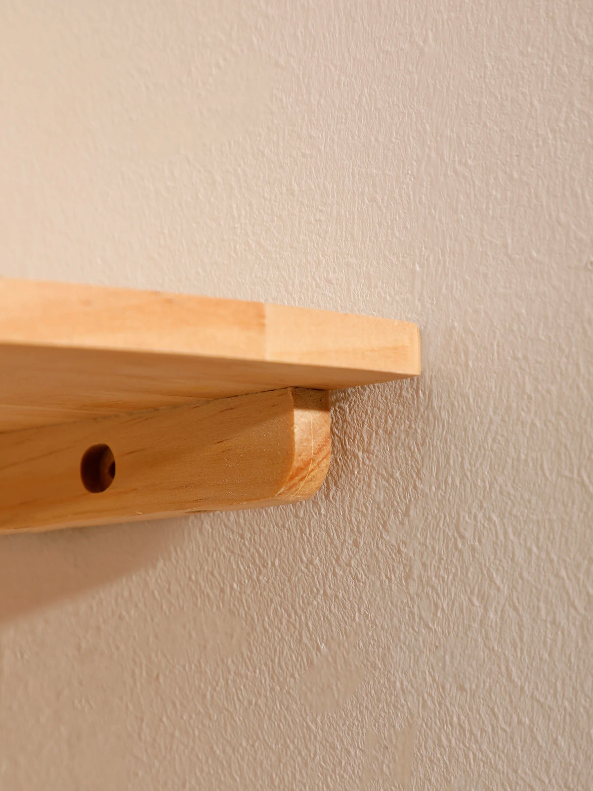 Étagère Murale d’Angle en Bois - Cornelia