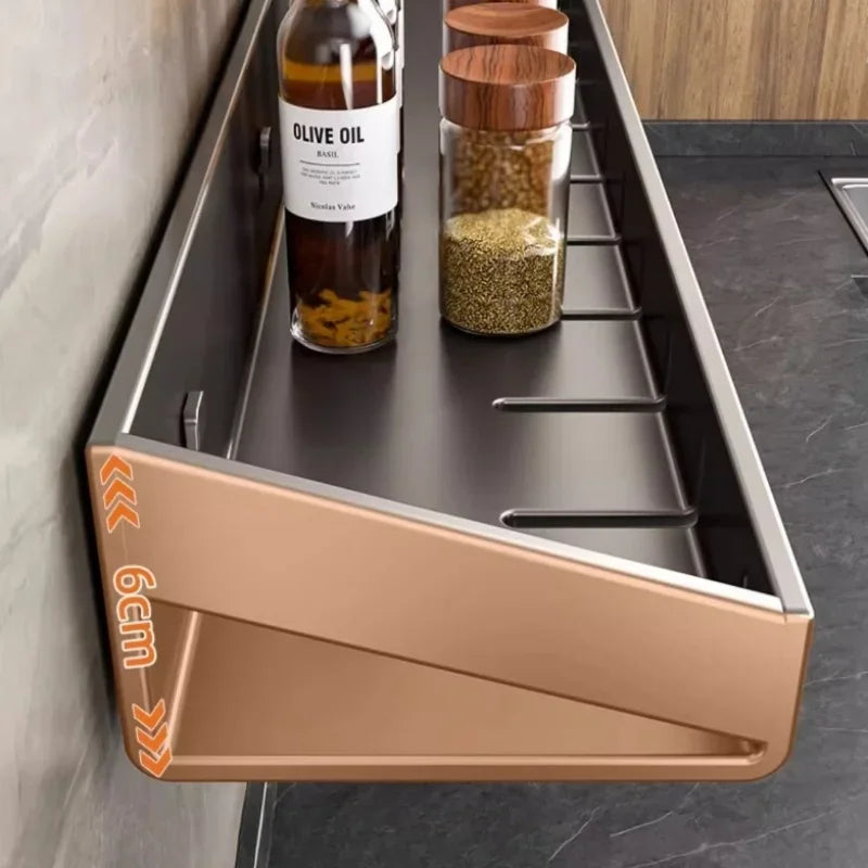 Étagère Murale Cuisine pour Épices en Aluminium - Spicera