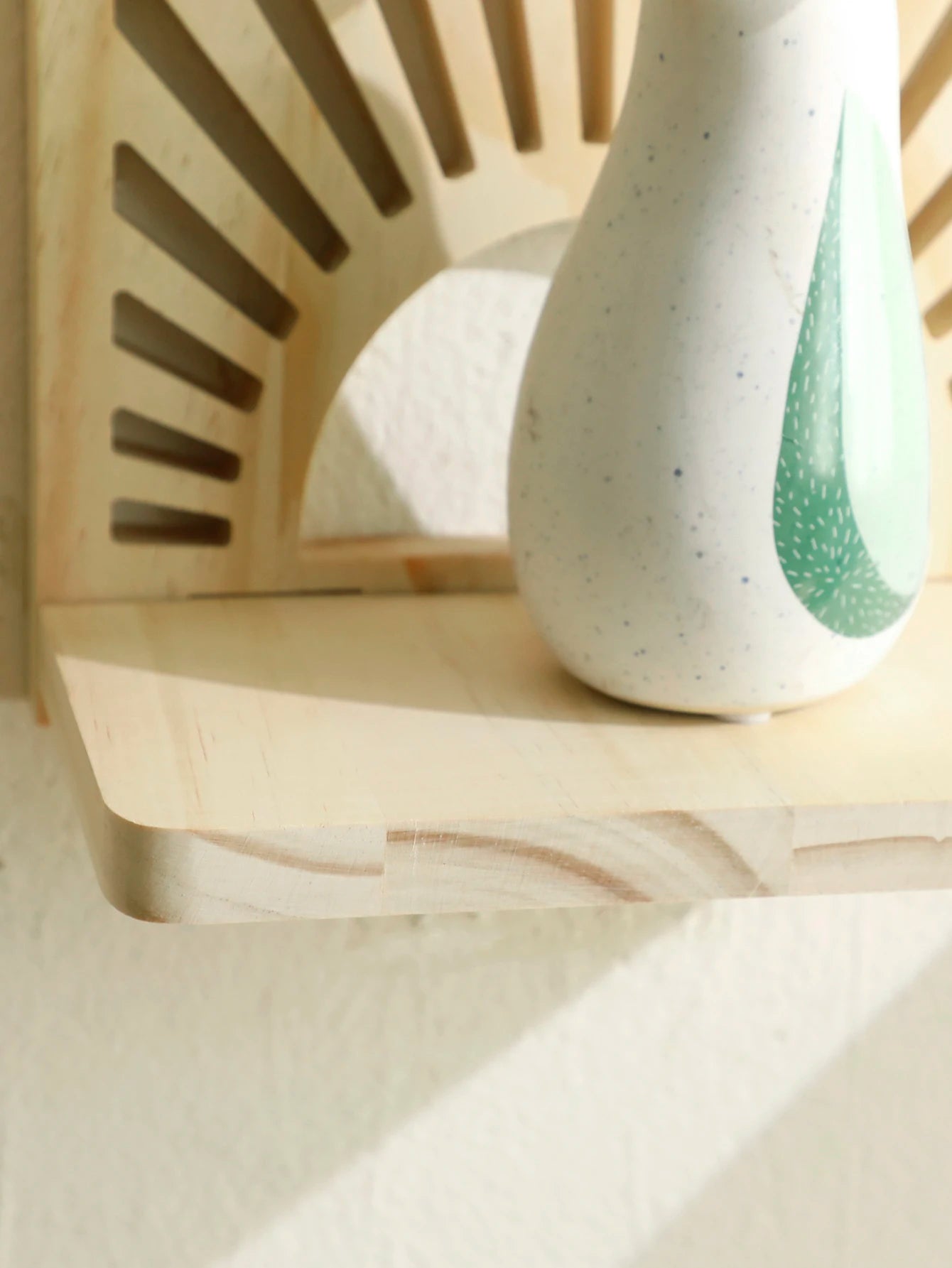 Étagère Murale Soleil en Bois - Noela
