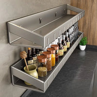 Étagère Murale Cuisine pour Épices en Aluminium - Spicera