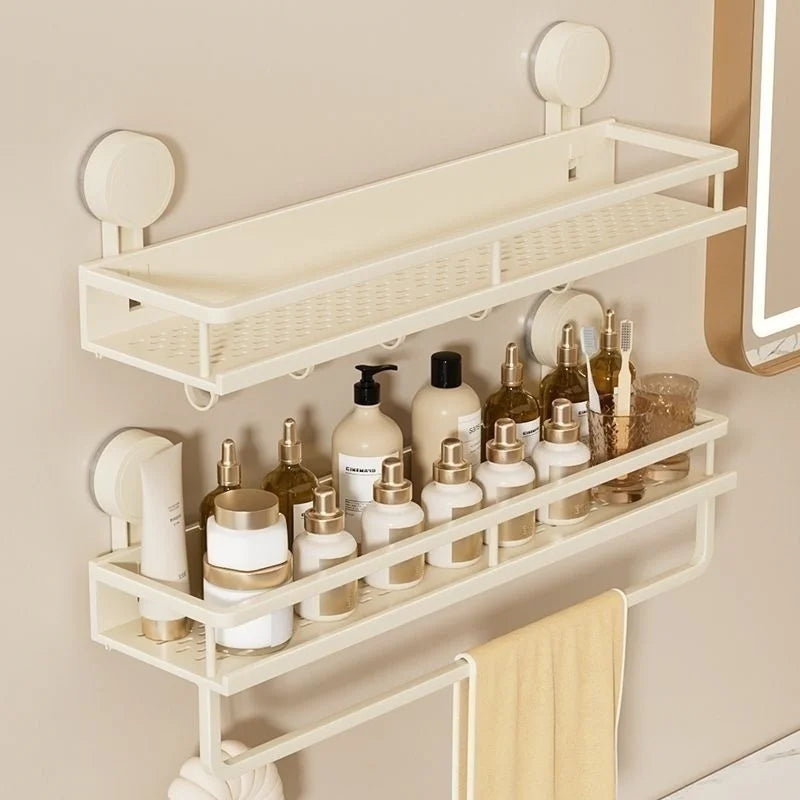 Étagère Murale Salle de Bain à Ventouses - Sorelia
