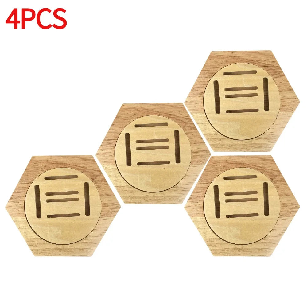 Support Mural Hexagonal pour Médailles en Bois - Medoria