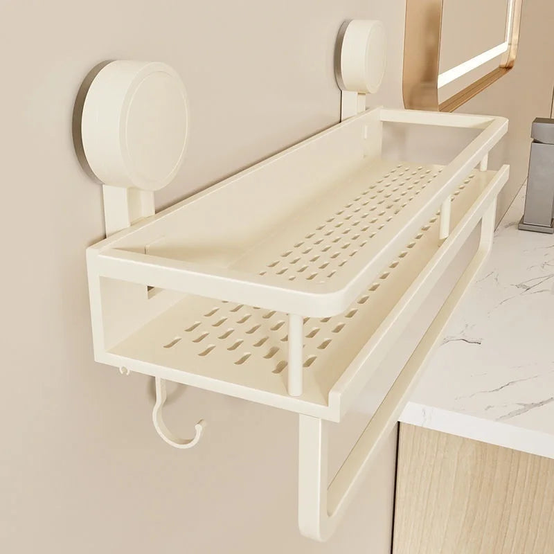 Étagère Murale Salle de Bain à Ventouses - Sorelia