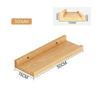 Étagère Murale en Bois avec Rebord - Arvola