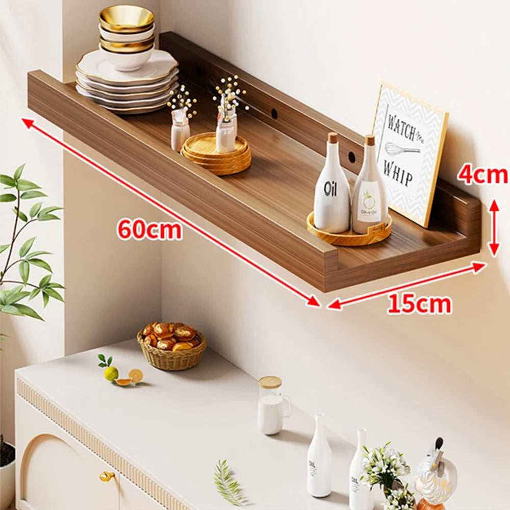 Étagère Murale en Bois 60 cm - Leolia