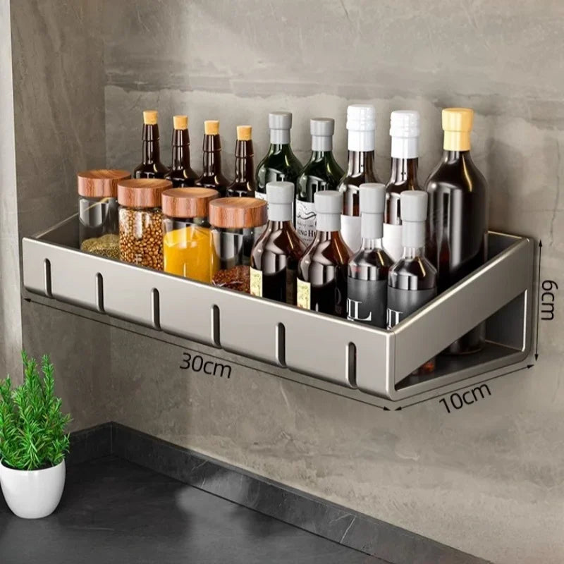 Étagère Murale Cuisine pour Épices en Aluminium - Spicera