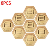 Support Mural Hexagonal pour Médailles en Bois - Medoria