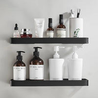 Étagère Murale Salle de Bain en Verre Trempé - Veloria