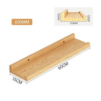 Étagère Murale en Bois avec Rebord - Arvola