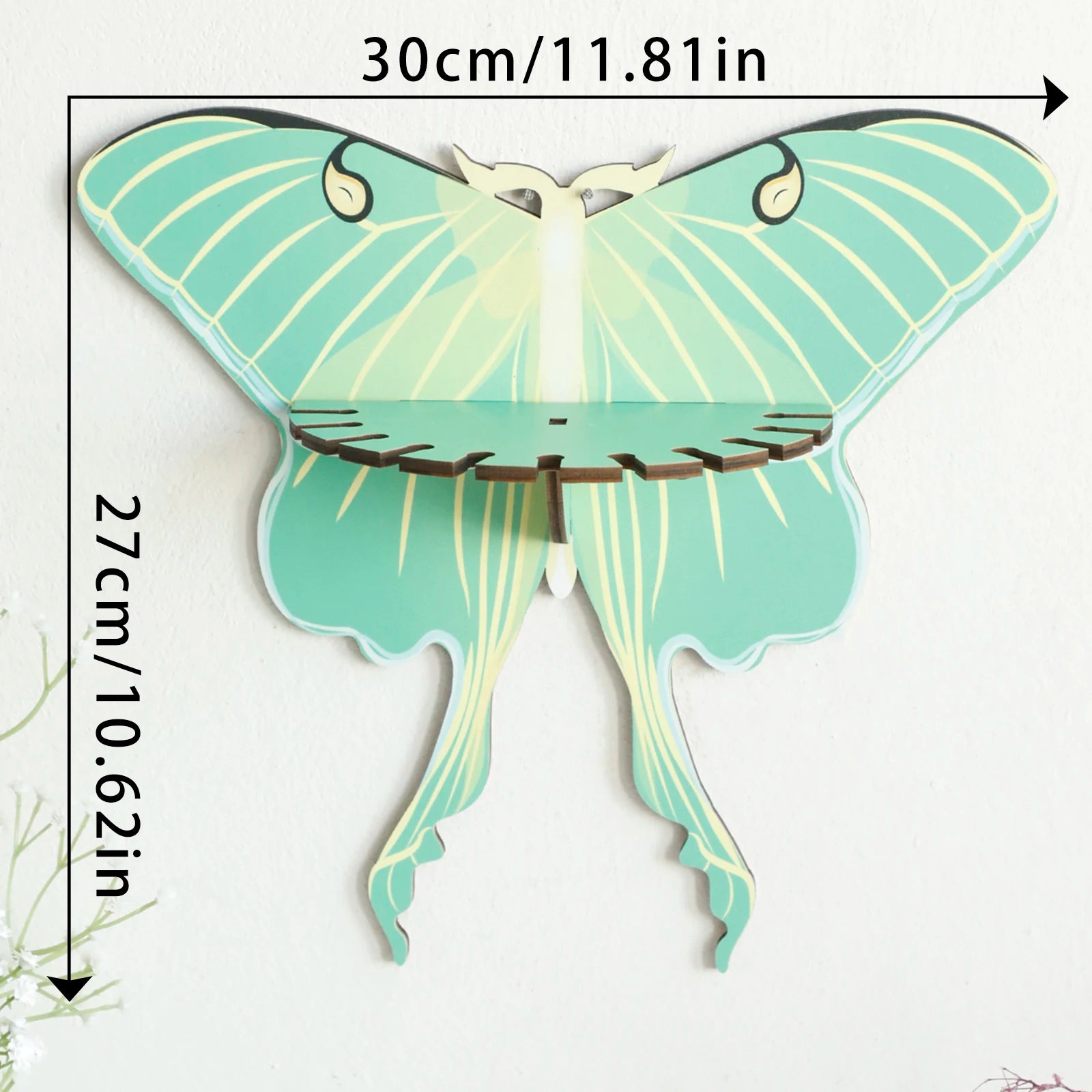 Étagère Murale Papillon en Bois - Papillia