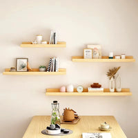 Étagère Murale en Bois avec Rebord - Arvola