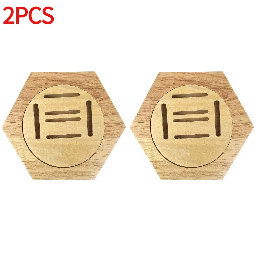 Support Mural Hexagonal pour Médailles en Bois - Medoria