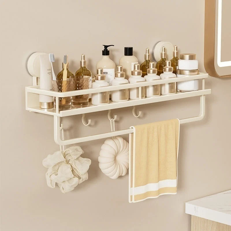 Étagère Murale Salle de Bain à Ventouses - Sorelia