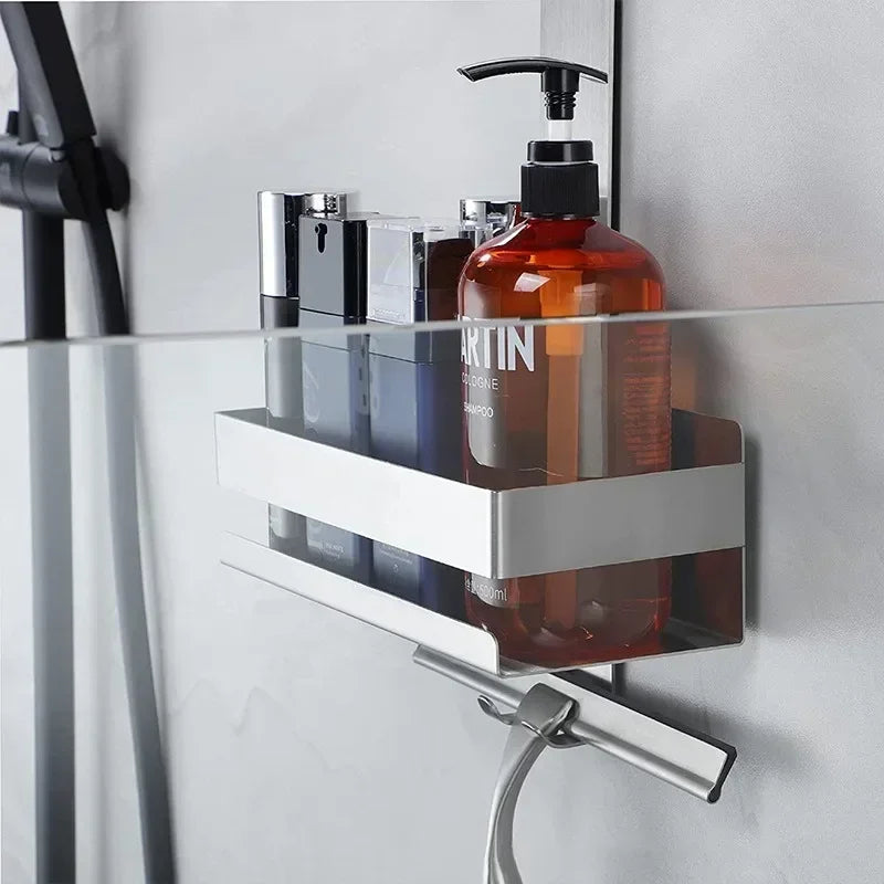Étagère Murale Salle de Bain avec Support - Murexio