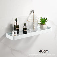 Étagère Murale Salle de Bain en Verre Trempé - Veloria