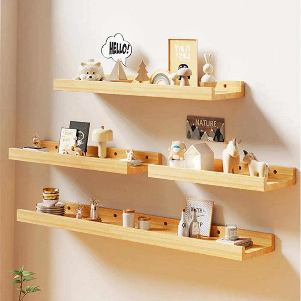 Étagère Murale en Bois 60 cm - Leolia
