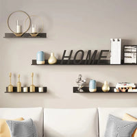 Étagère Murale Flottante en Aluminium - Aluvia