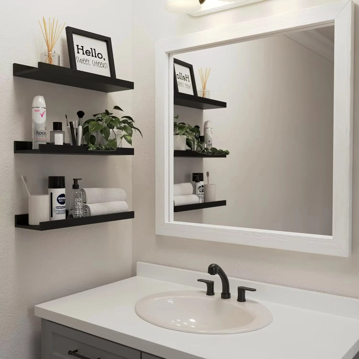 Étagère Murale Flottante en Aluminium - Aluvia
