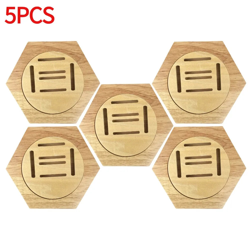 Support Mural Hexagonal pour Médailles en Bois - Medoria