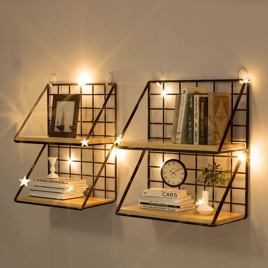 Étagère Murale Bois et Métal Etaglo – vue 2