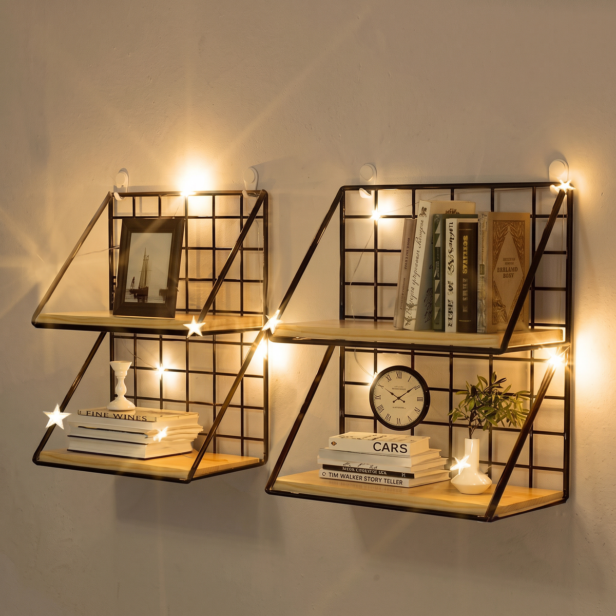 Étagère Murale Bois et Métal Etaglo – vue 2