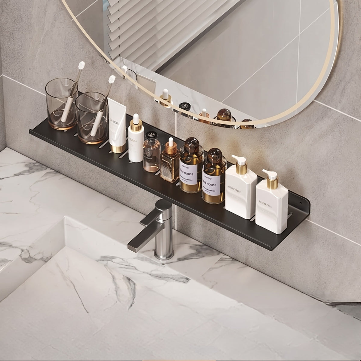 Étagère Murale Salle de Bain - Muratika