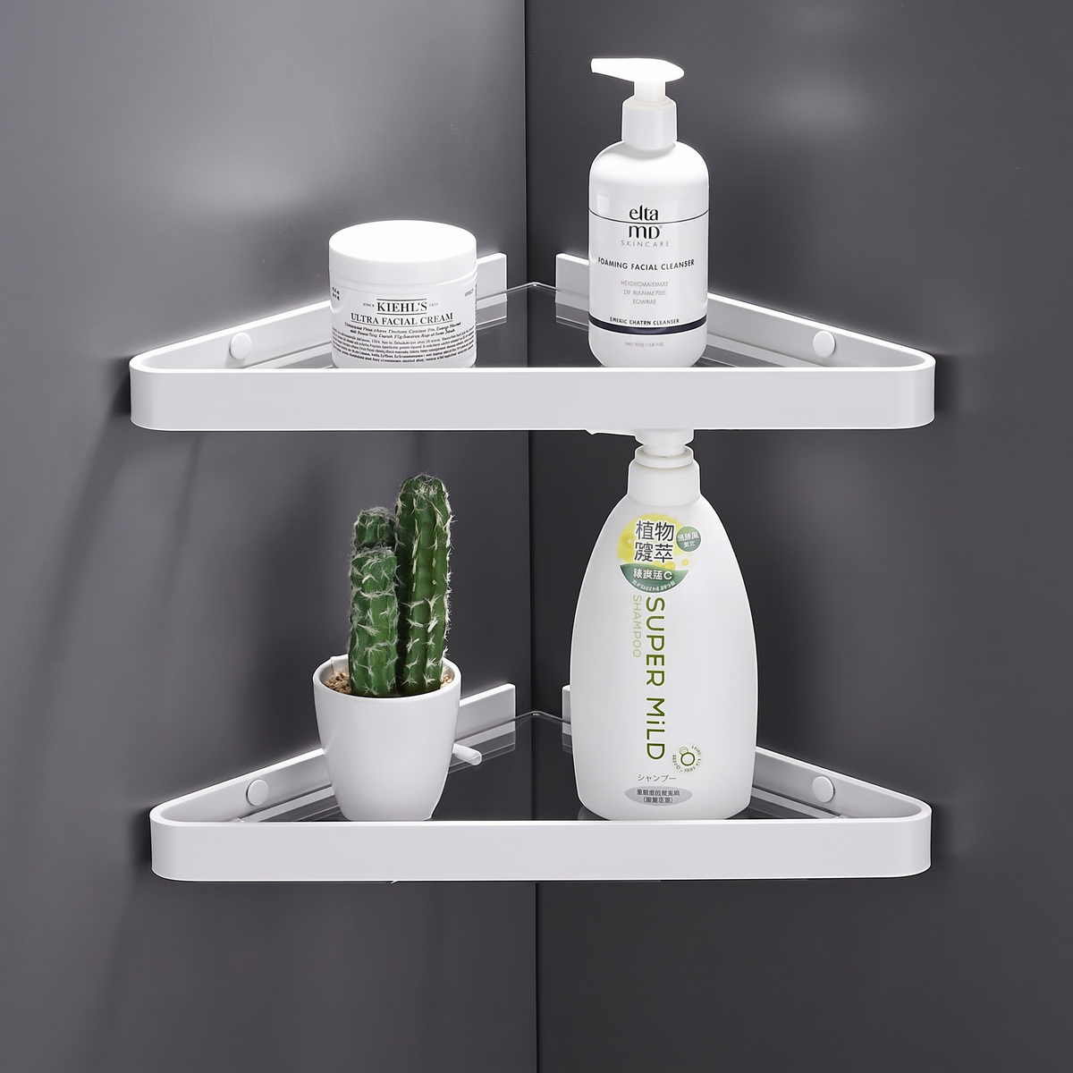 Étagère Murale Salle de Bain d'Angle Shelvia – vue 2