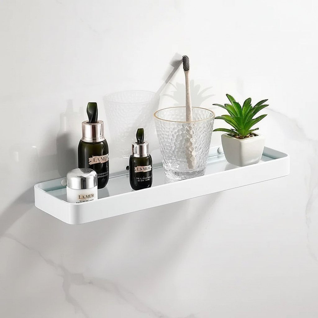 Étagère Murale Salle de Bain en Verre Trempé Veloria – vue 5