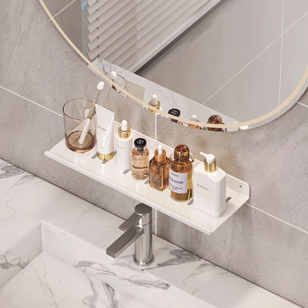 Étagère Murale Salle de Bain - Muratika