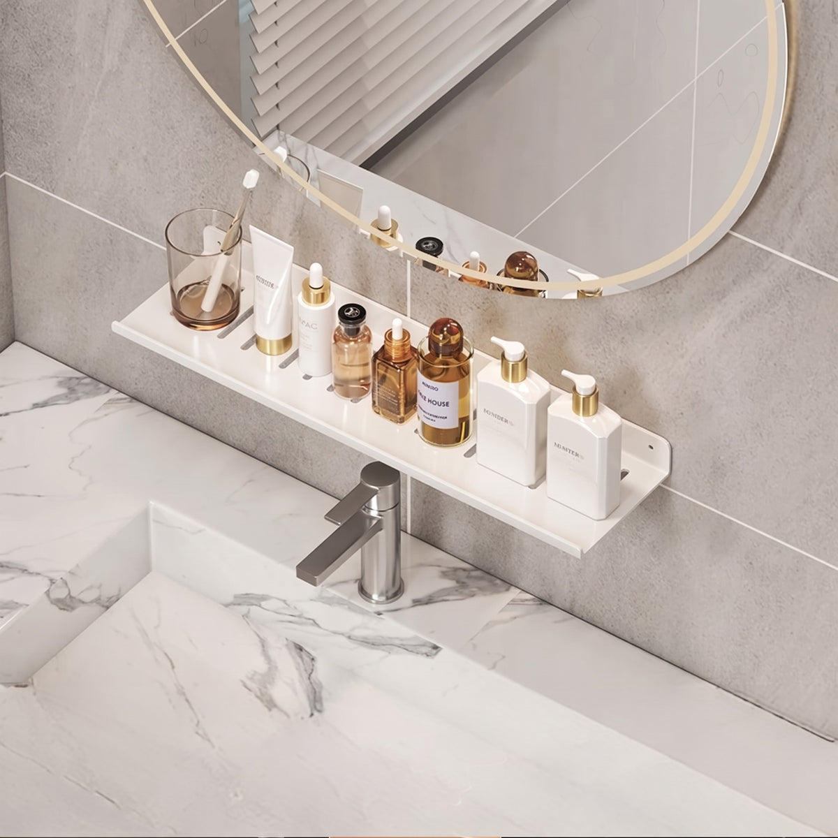 Étagère Murale Salle de Bain - Muratika